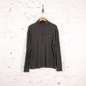 Ralph Lauren 1/4 Zip Sweatshirt - Grey - M