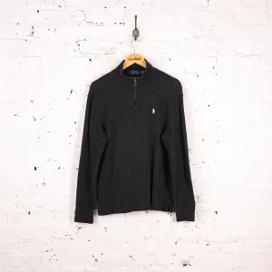 Ralph Lauren 1/4 Zip Sweatshirt - Grey - M