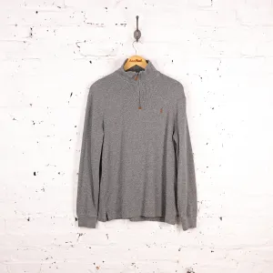 Ralph Lauren 1/4 Zip Sweatshirt - Grey - S