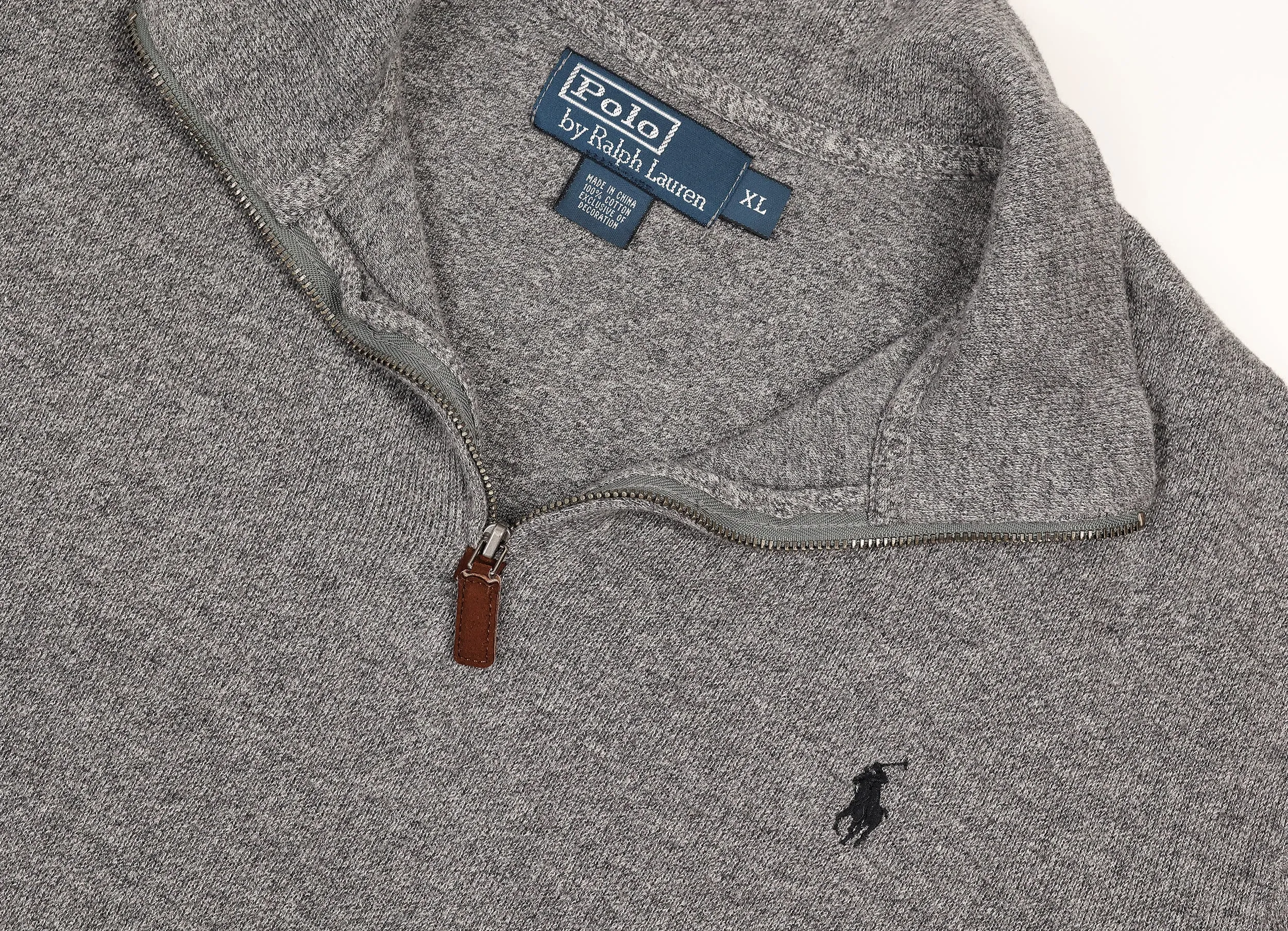 Ralph Lauren 1/4 Zip Sweatshirt - Grey - XL