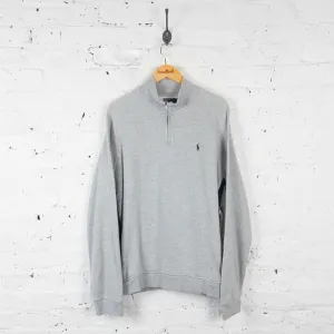 Ralph Lauren 1/4 Zip Sweatshirt - Grey - XL