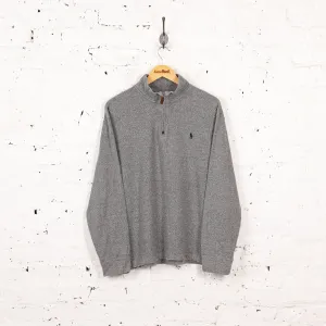 Ralph Lauren 1/4 Zip Sweatshirt - Grey - XL
