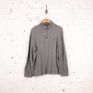 Ralph Lauren 1/4 Zip Sweatshirt - Grey - XL