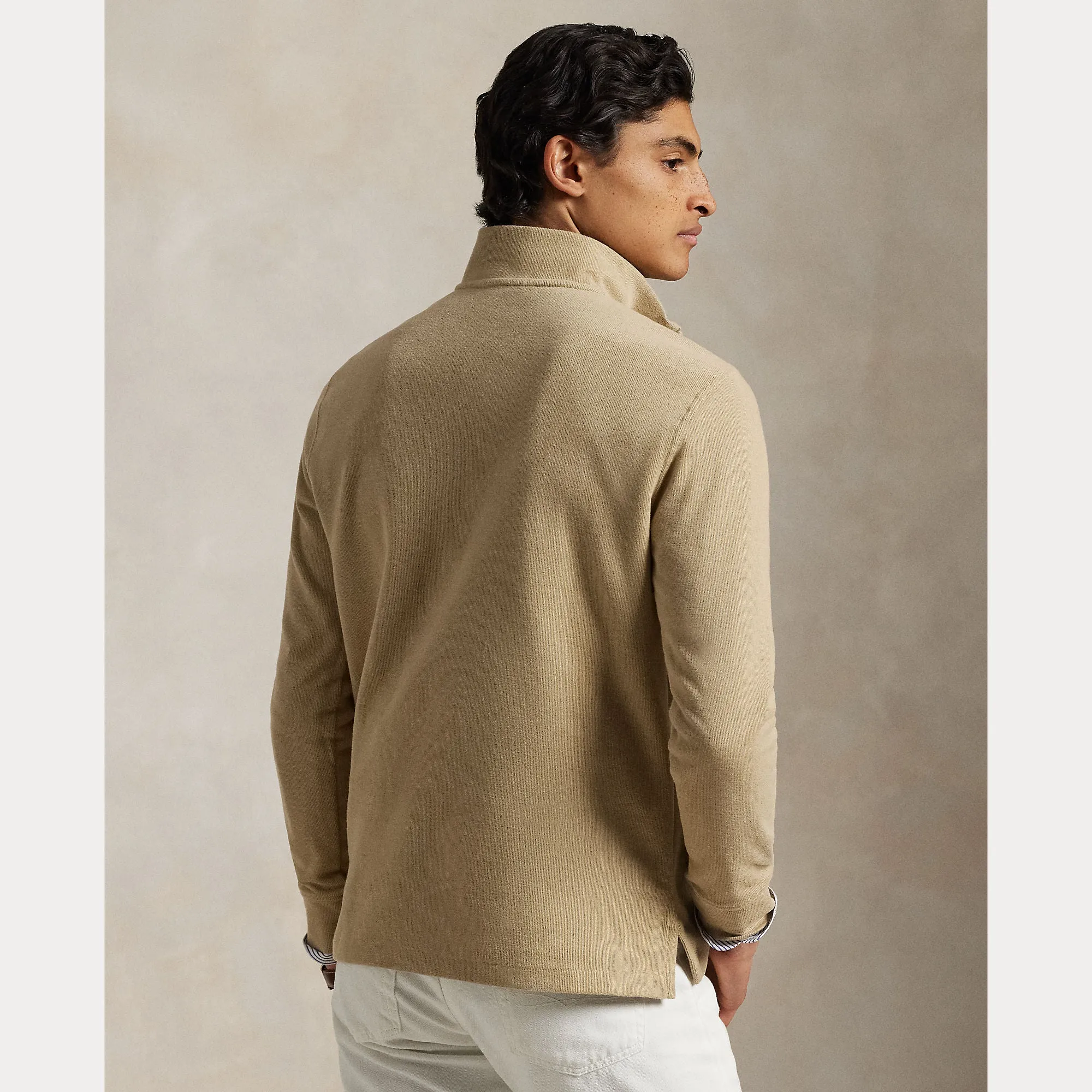Ralph Lauren Mens Half zip Sweater - Coastal Blue or beige