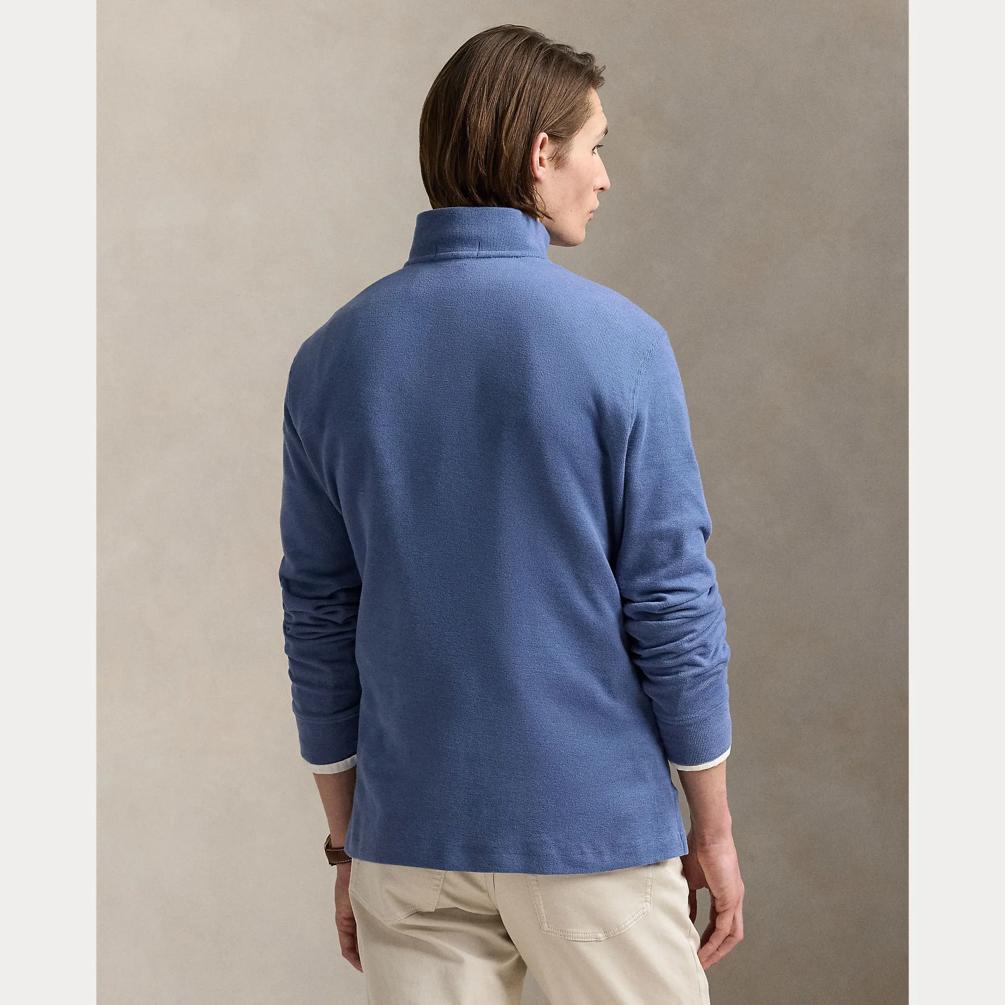 Ralph Lauren Mens Half zip Sweater - Coastal Blue or beige