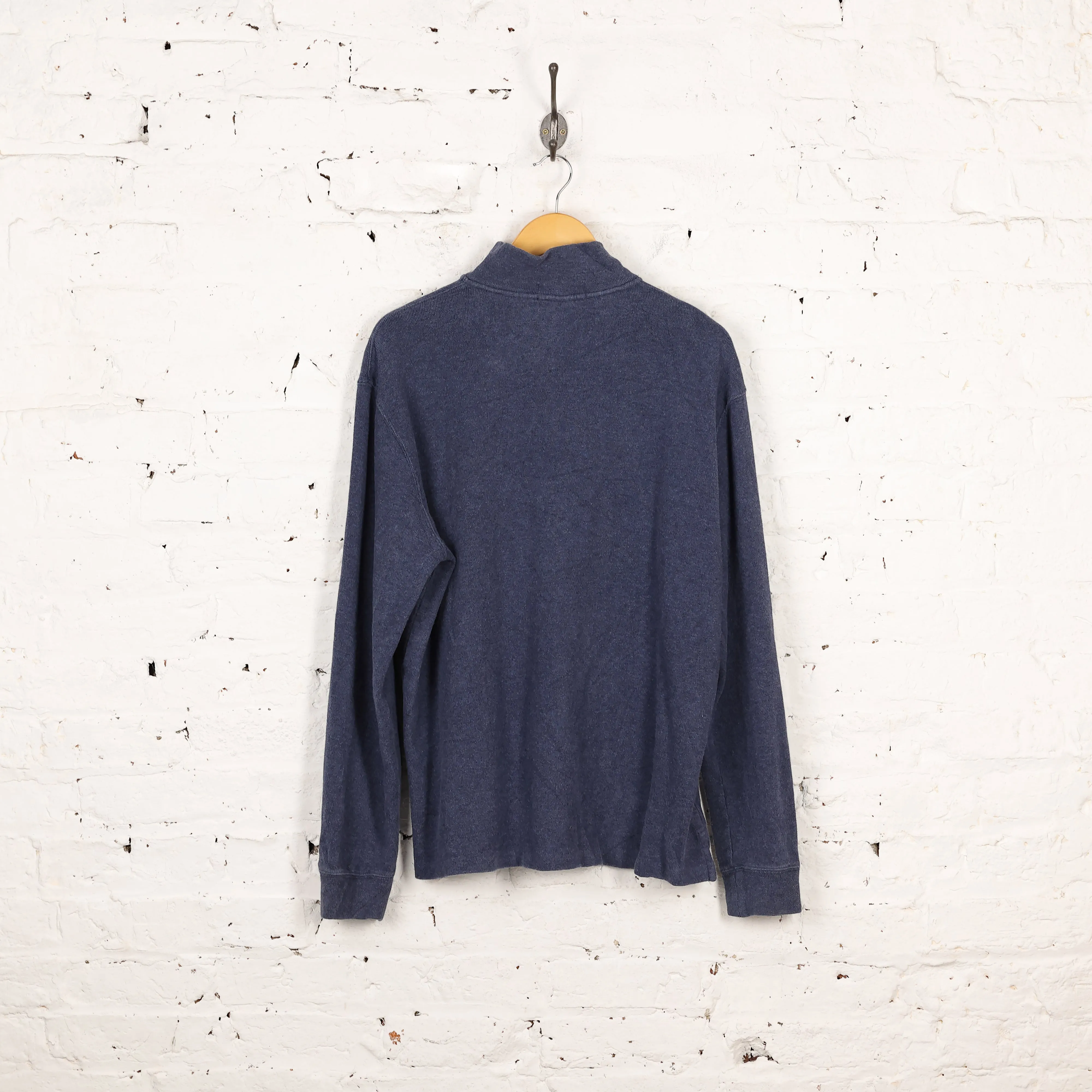 Ralph Lauren Polo 1/4 Zip Sweatshirt - Blue - L