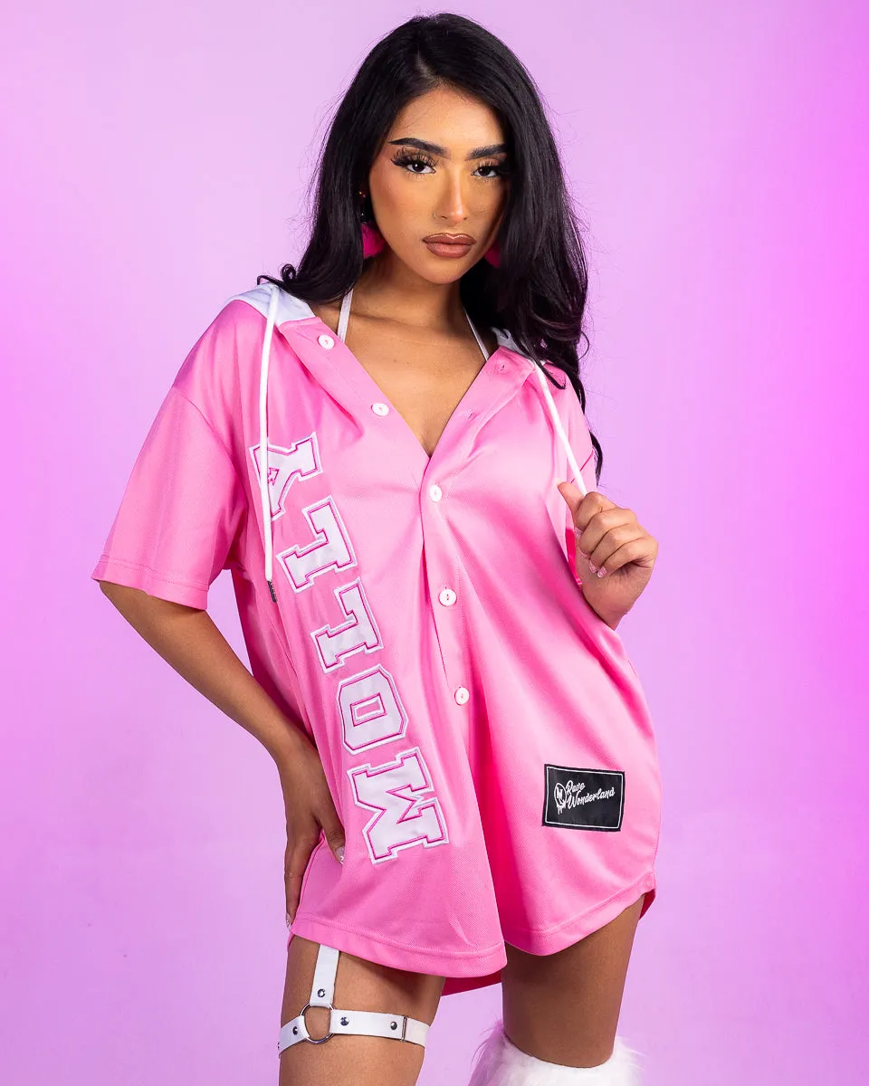 Rave Varsity Hooded Baseball Jersey
