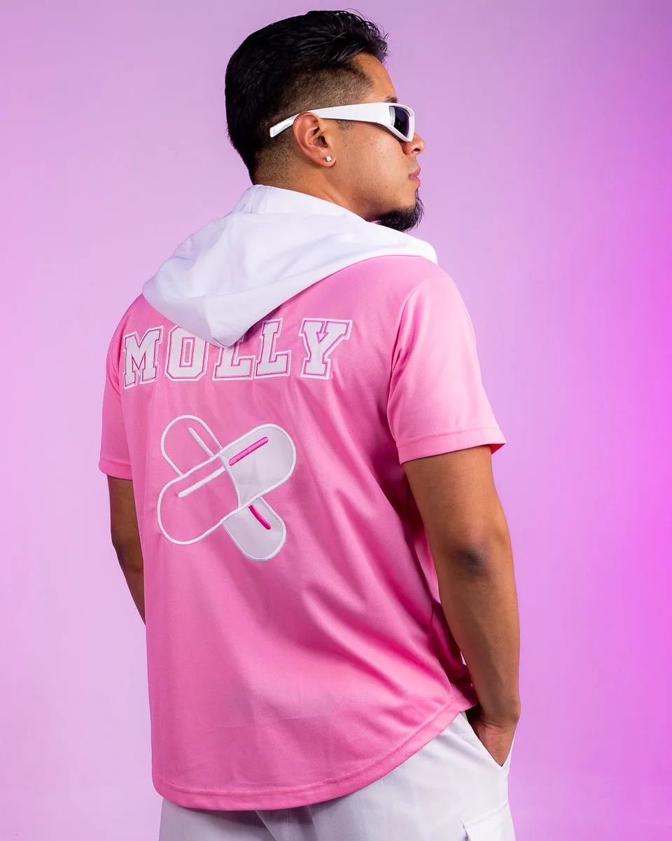 Rave Varsity Hooded Baseball Jersey
