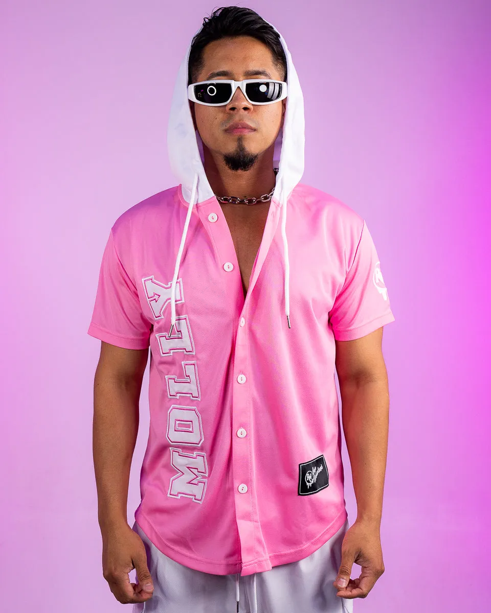 Rave Varsity Hooded Baseball Jersey