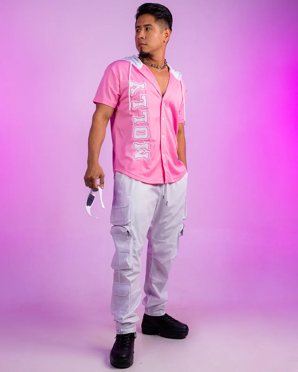 Rave Varsity Hooded Baseball Jersey