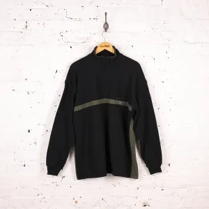 Reebok Authentic 1/4 Zip Sweatshirt - Black - L