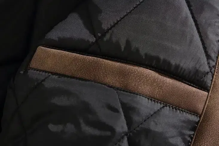 Retro Suede Lapel Cotton Jacket