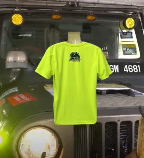 RFC-L HI VISIBILITY YELLOW ROUND NECK MICROFIBER