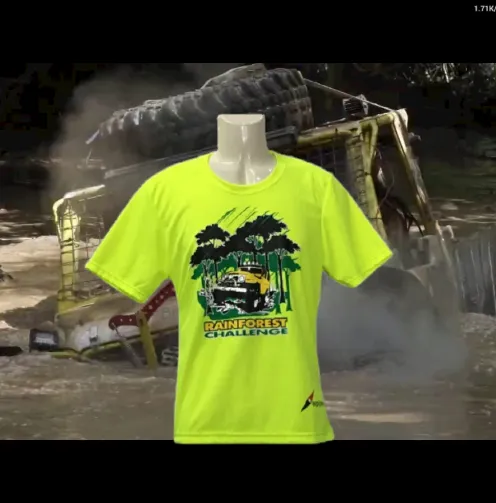 RFC-L HI VISIBILITY YELLOW ROUND NECK MICROFIBER