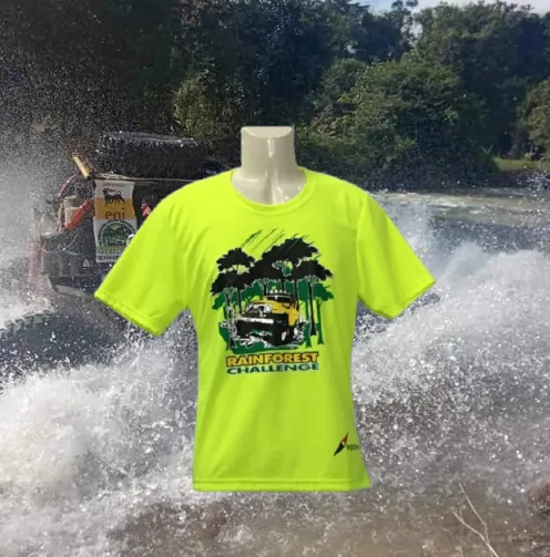 RFC-L HI VISIBILITY YELLOW ROUND NECK MICROFIBER