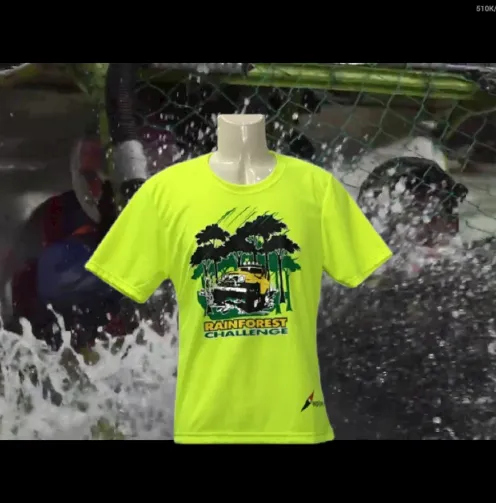 RFC-L HI VISIBILITY YELLOW ROUND NECK MICROFIBER