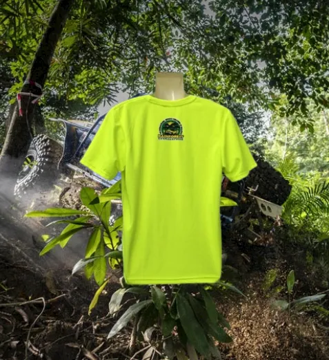 RFC-L HI VISIBILITY YELLOW ROUND NECK MICROFIBER