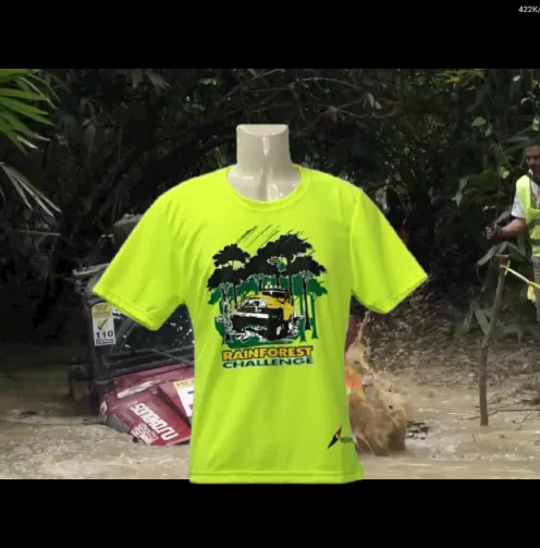 RFC-L HI VISIBILITY YELLOW ROUND NECK MICROFIBER