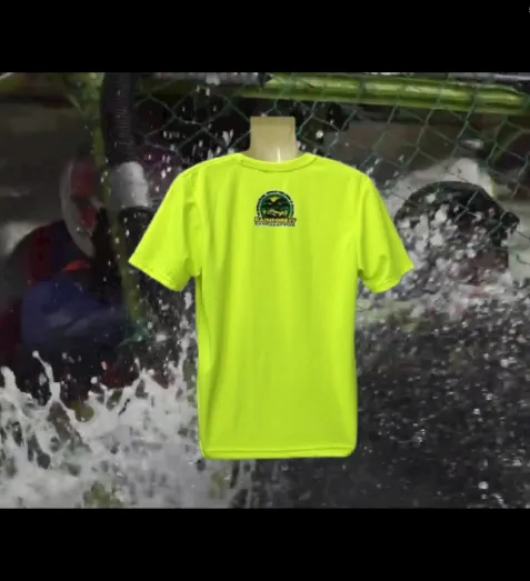 RFC-L HI VISIBILITY YELLOW ROUND NECK MICROFIBER