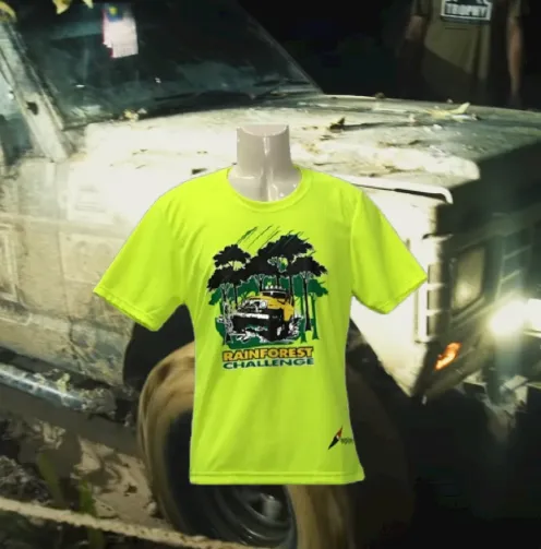 RFC-L HI VISIBILITY YELLOW ROUND NECK MICROFIBER