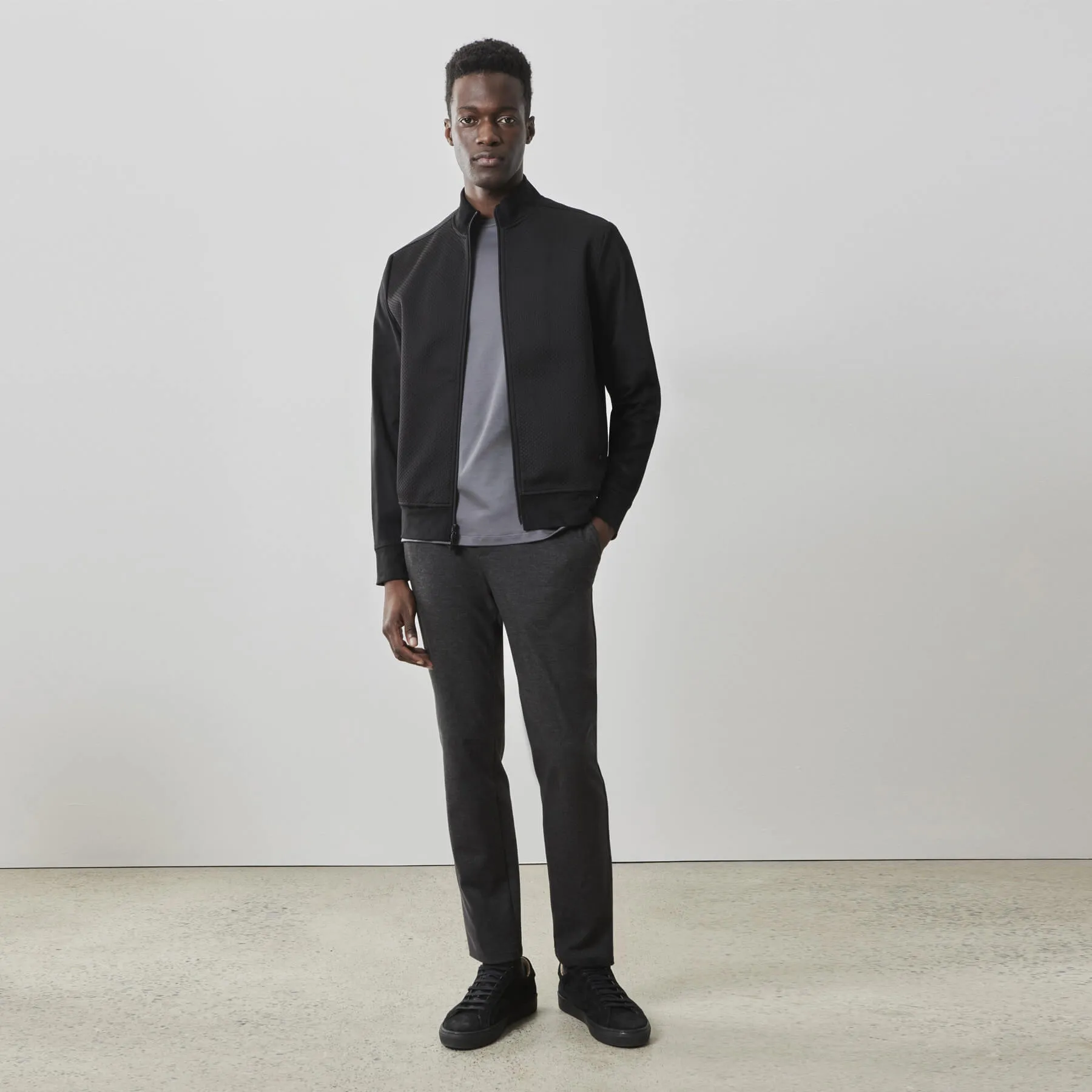 Robert Barakett Curtin Full Zip Jacket - Black