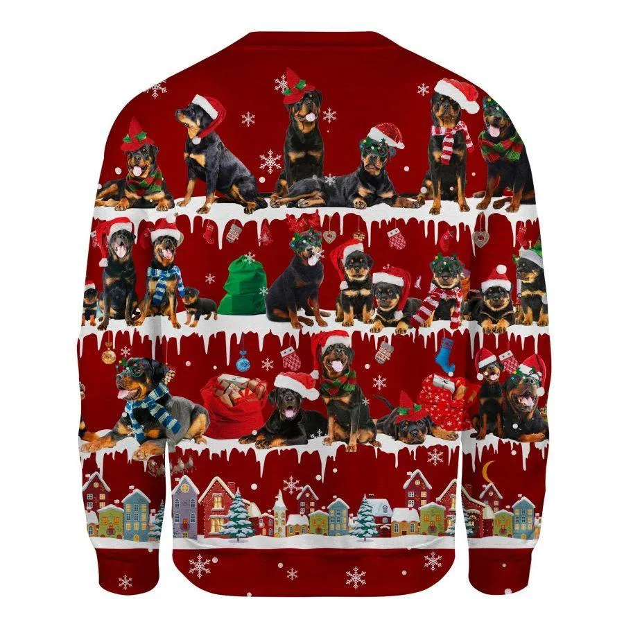 Rottweiler - Snow Christmas - Premium Sweatshirt