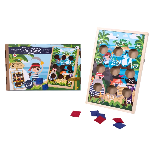 Rustik Bagattack 2-in-1 Pirate Sandbag Game