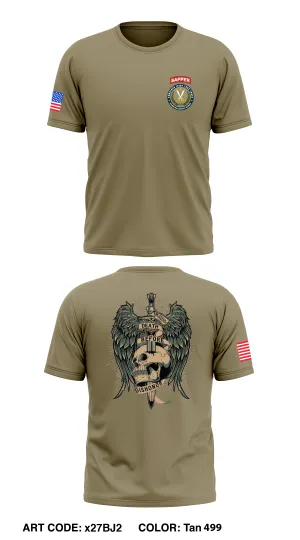 Sapper PLT, 299BEB, 4th Infantry Division  Store 1 Core Men's SS Performance Tee - x27BJ2
