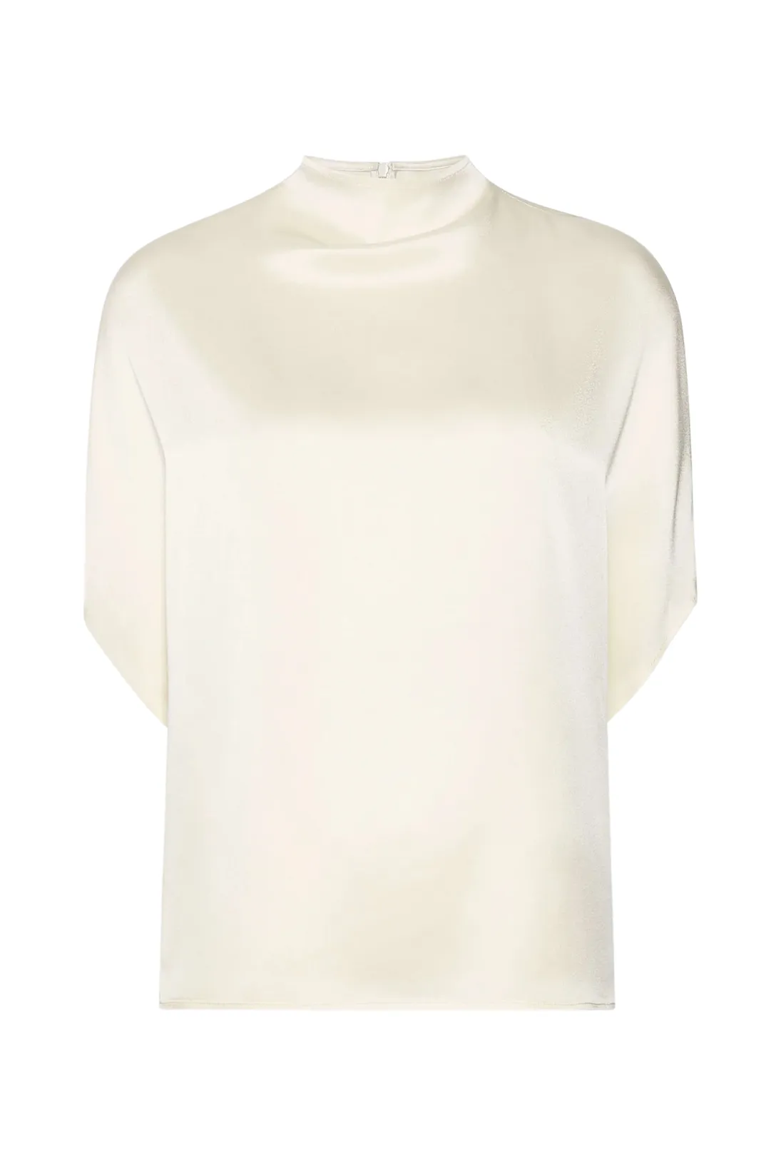 Satin Cape Tee | Cream