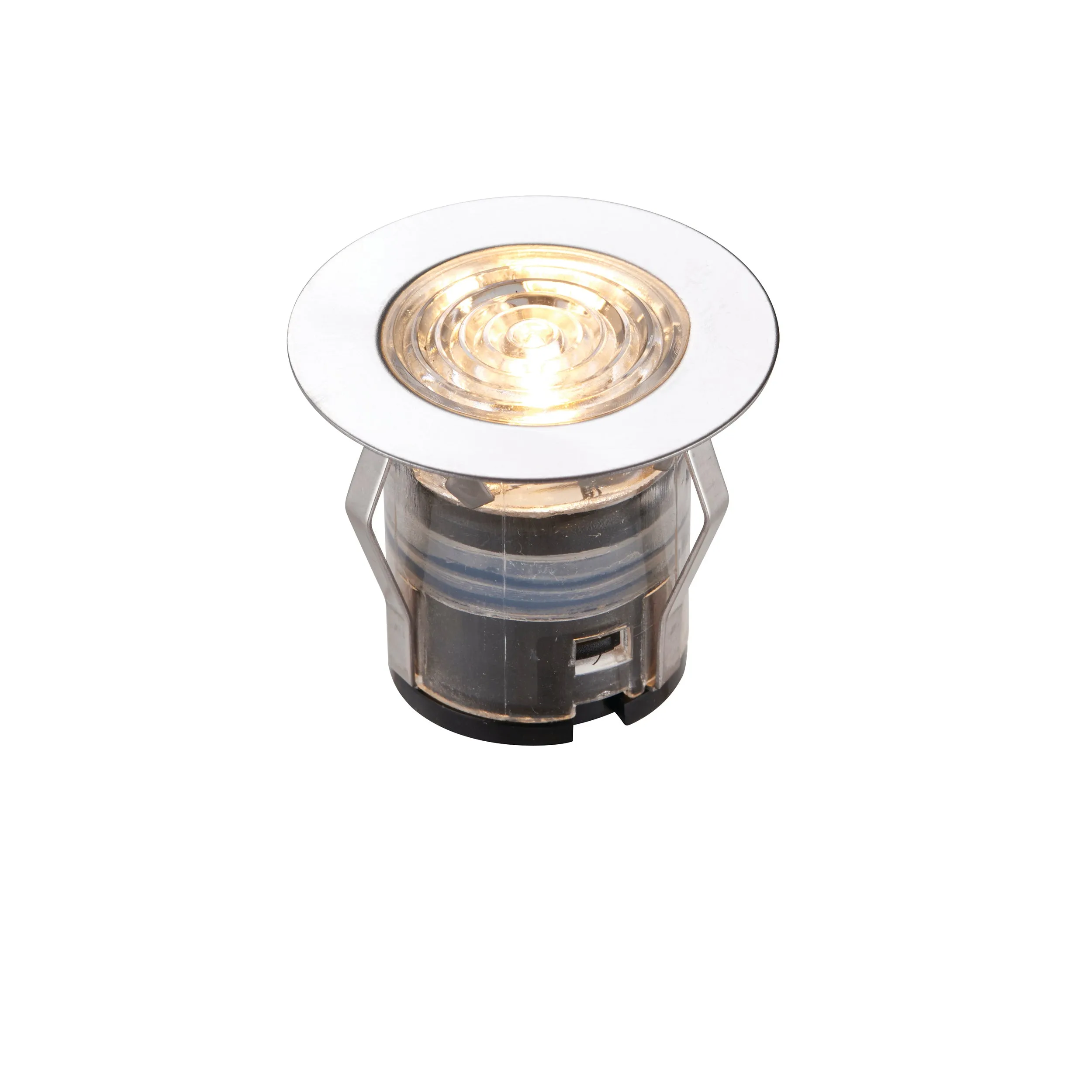 Saxby 94431 IkonPRO CCT 3000K/4000K 35mm IP67 0.75W Polished stainless steel & clear pc 0.75W LED module (SMD 4014) CCT