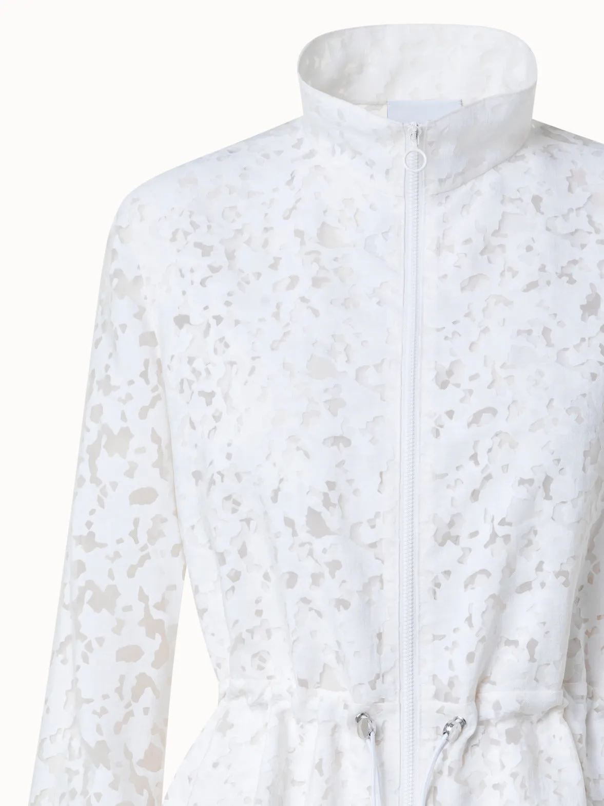 Semitransparent Kaleidoscope Organzino Jacket