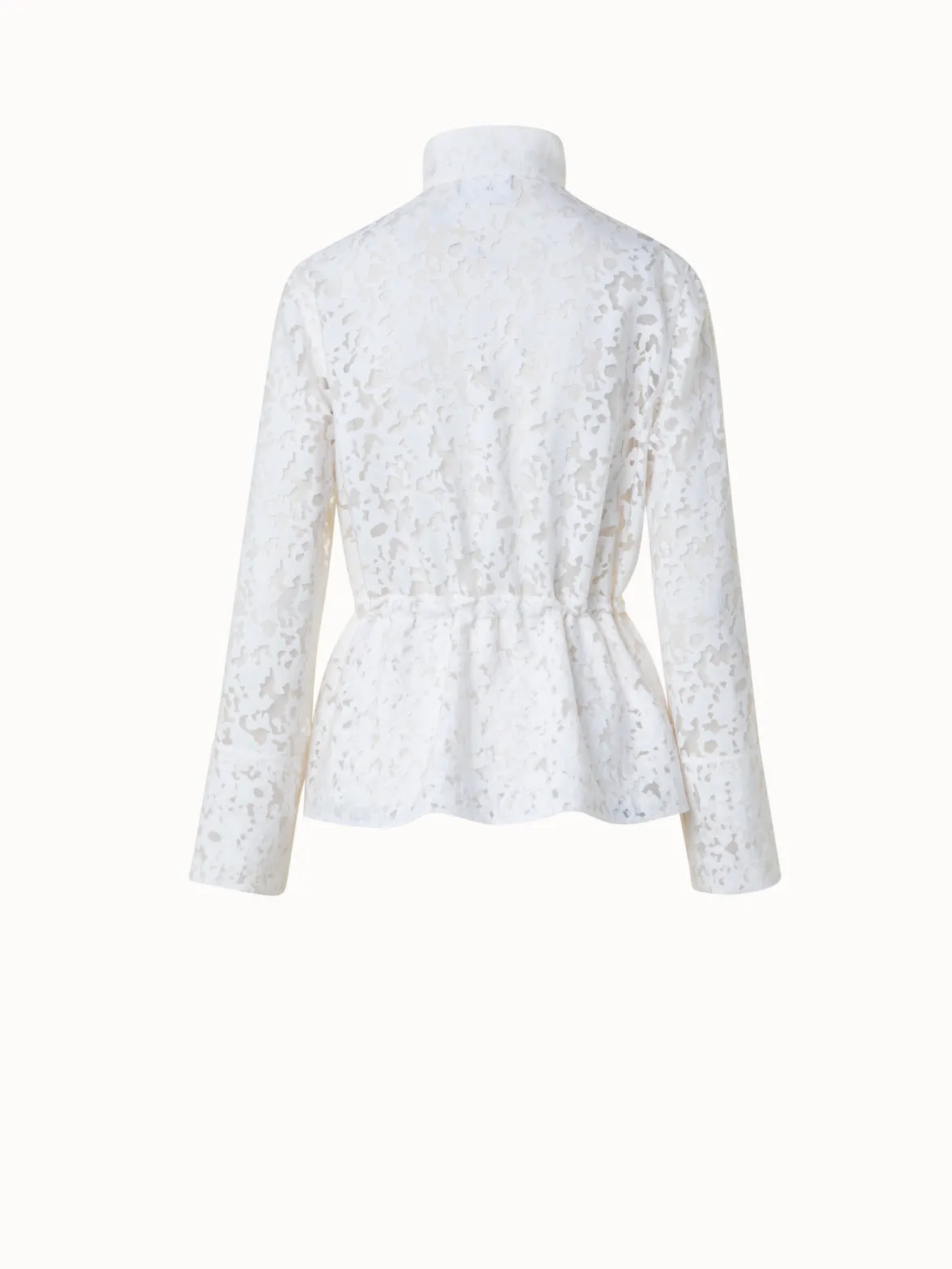 Semitransparent Kaleidoscope Organzino Jacket