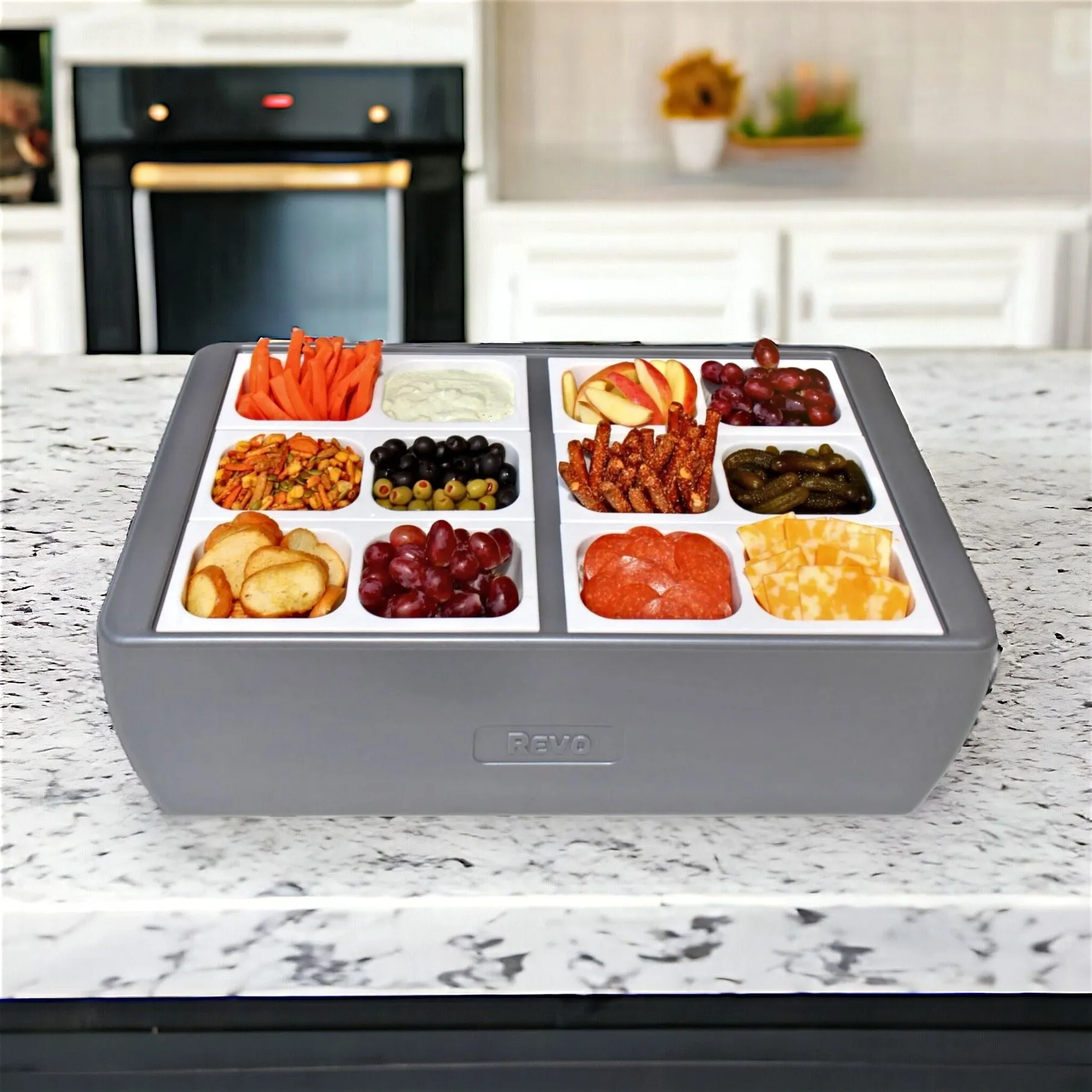 Set of Three Extra Condiment Trays for REVO Dubler Cooler