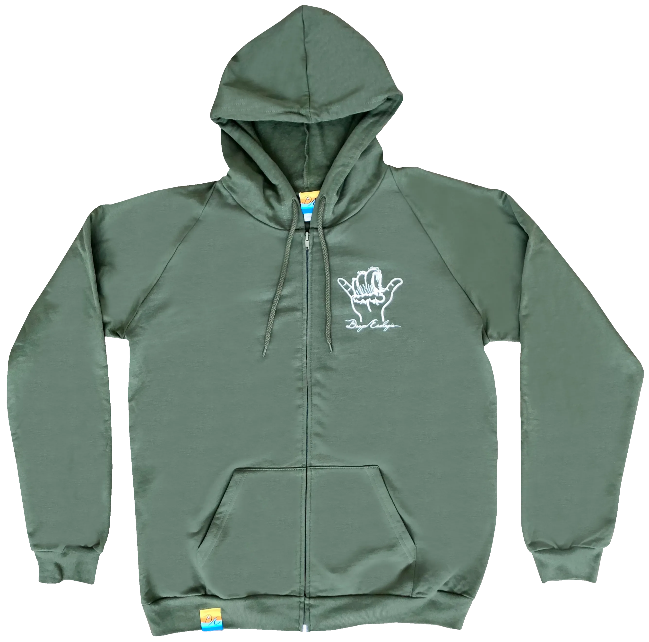 Shaka Wave Organic Full Zip Hoodie