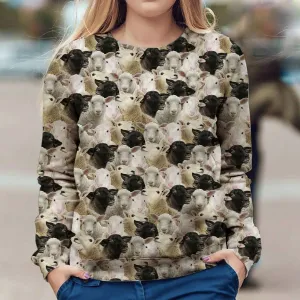 Sheep - Full Face - Premium Sweatshirt