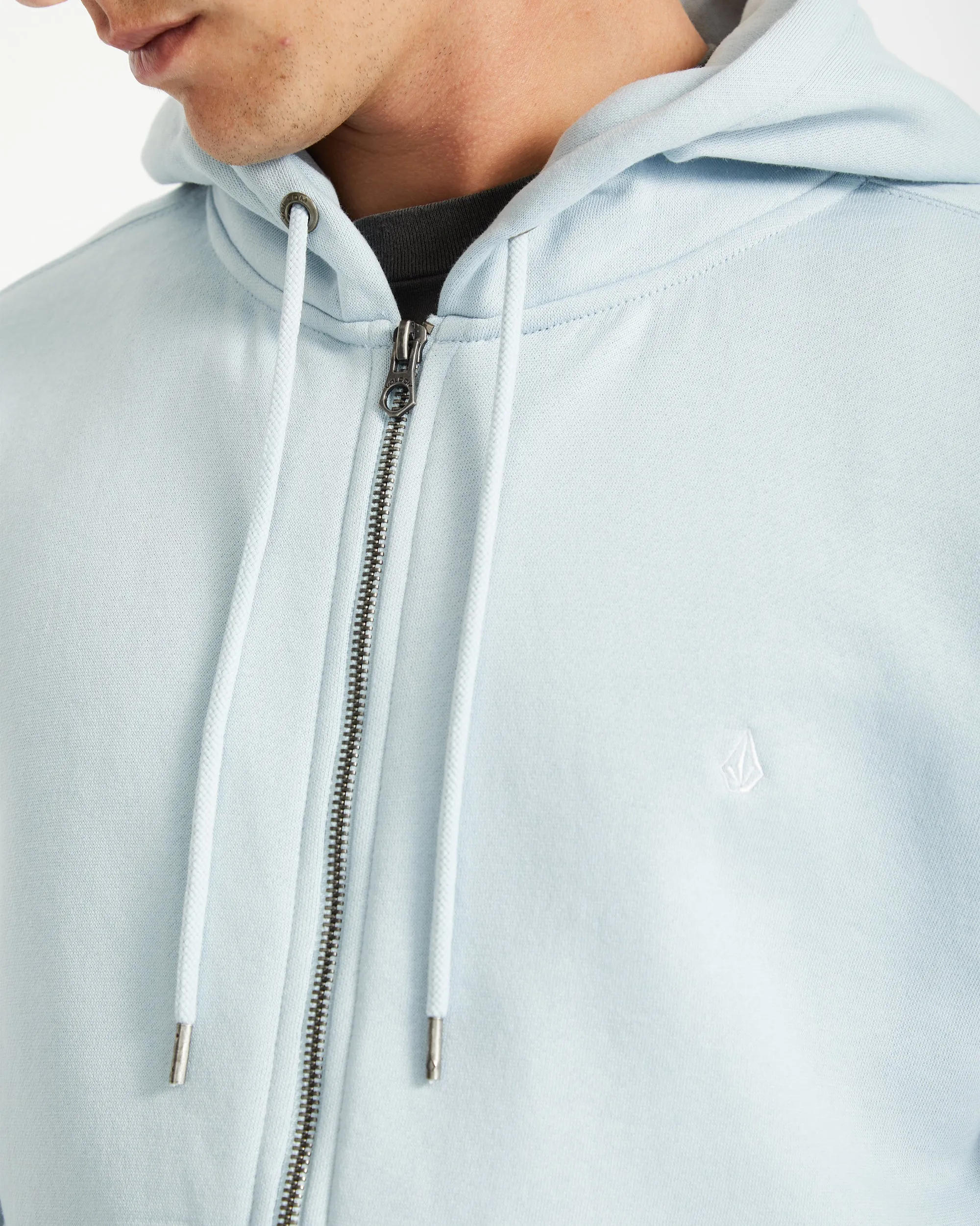 Single Stone Full Zip Hoodie - CAROLINA BLUE