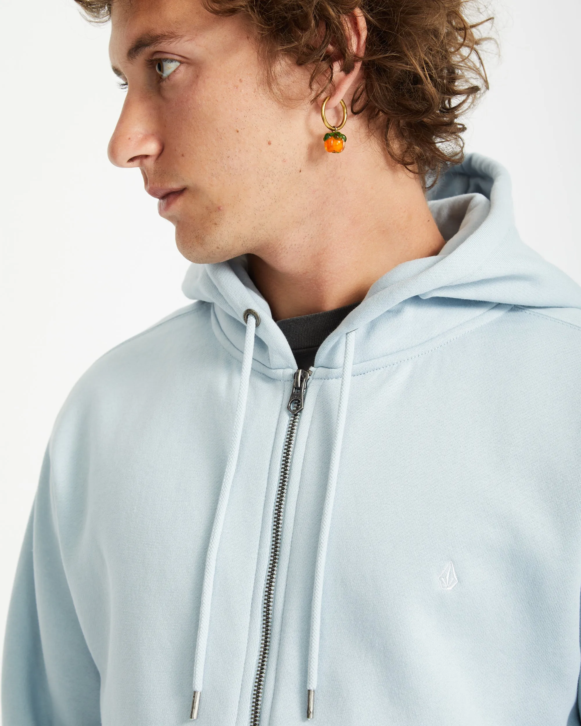 Single Stone Full Zip Hoodie - CAROLINA BLUE