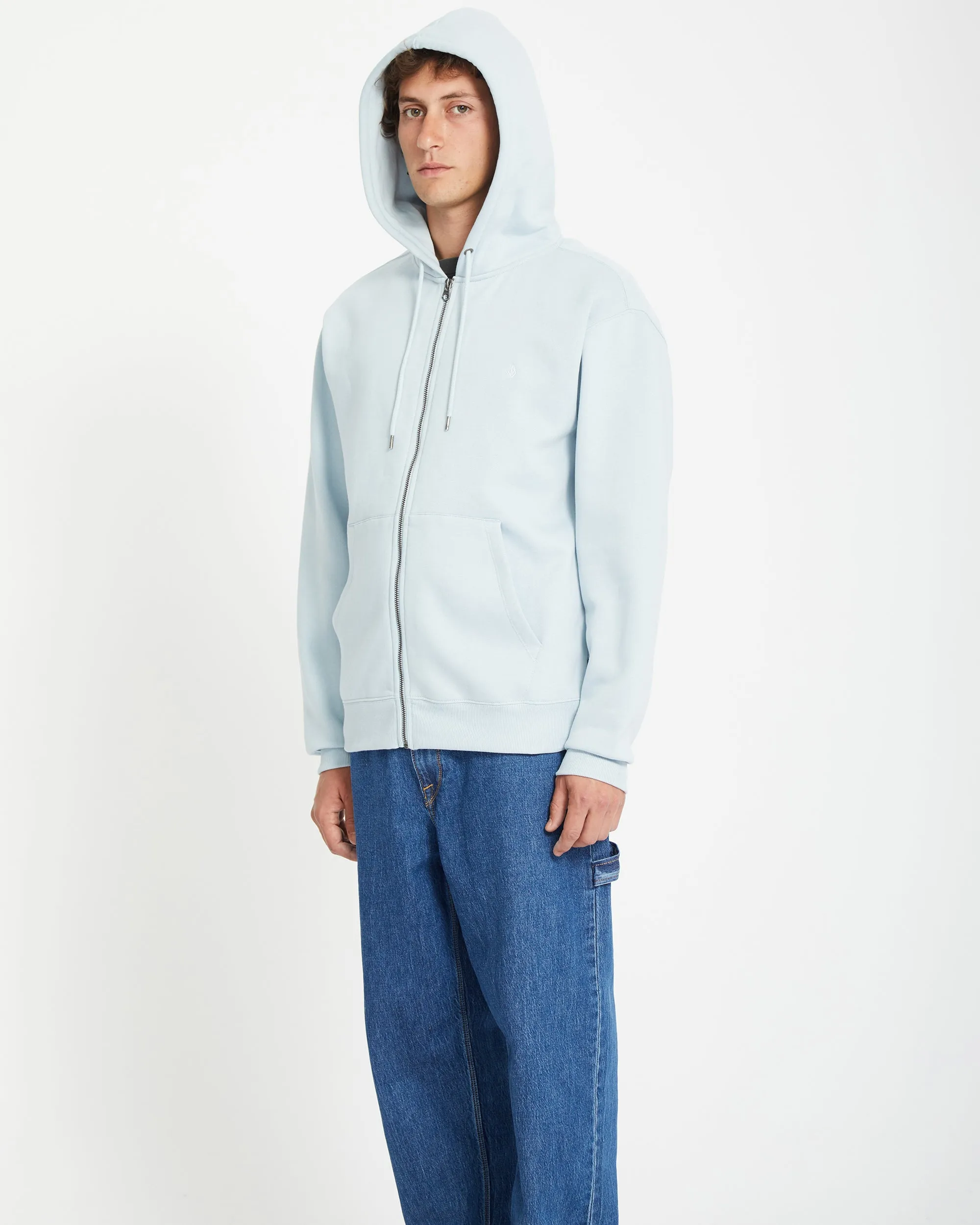 Single Stone Full Zip Hoodie - CAROLINA BLUE