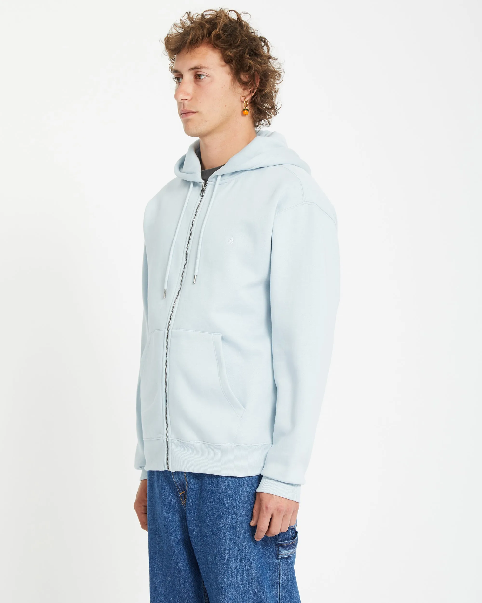 Single Stone Full Zip Hoodie - CAROLINA BLUE