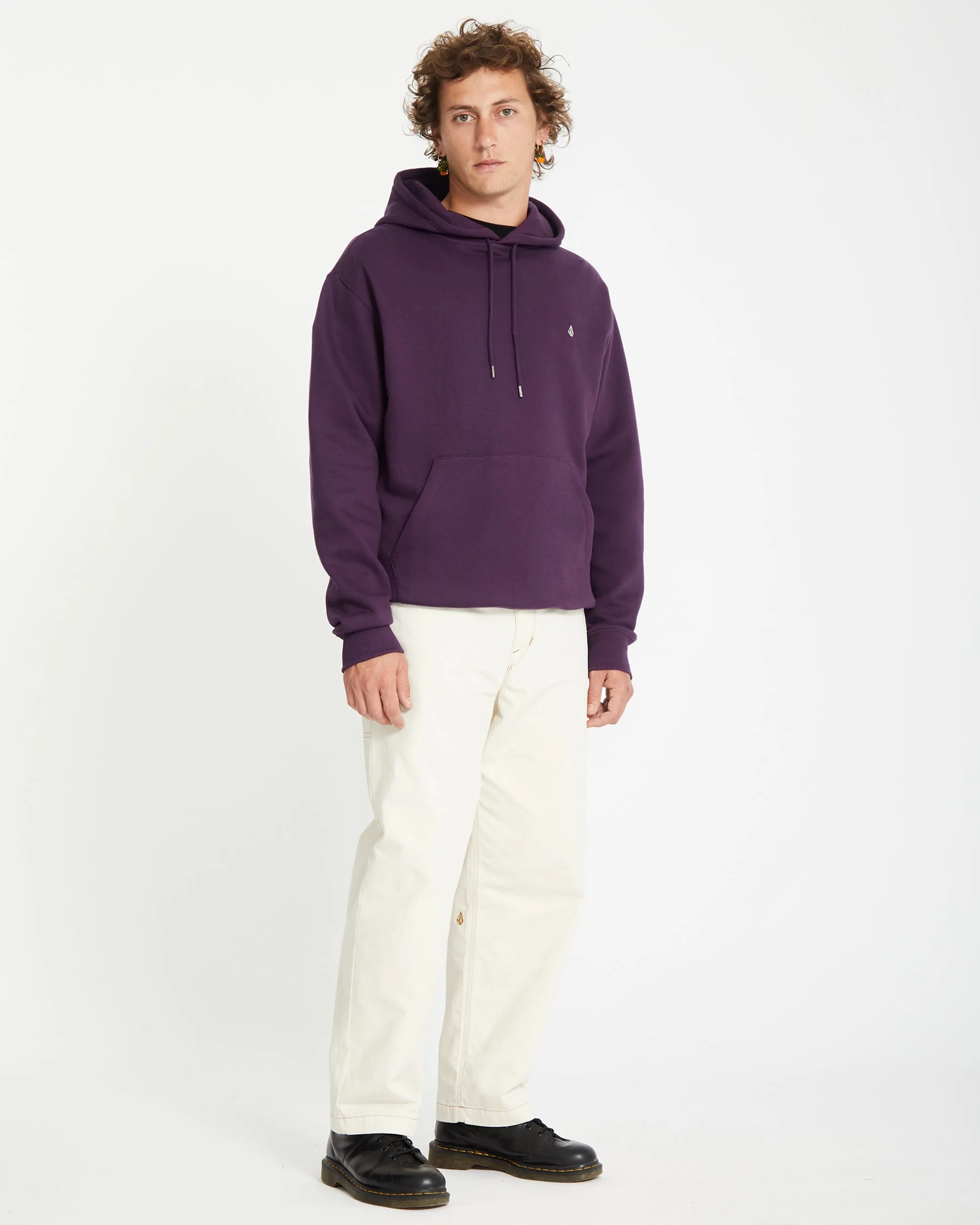 Single Stone Kapuzenpullover - GRAPE ROYALE