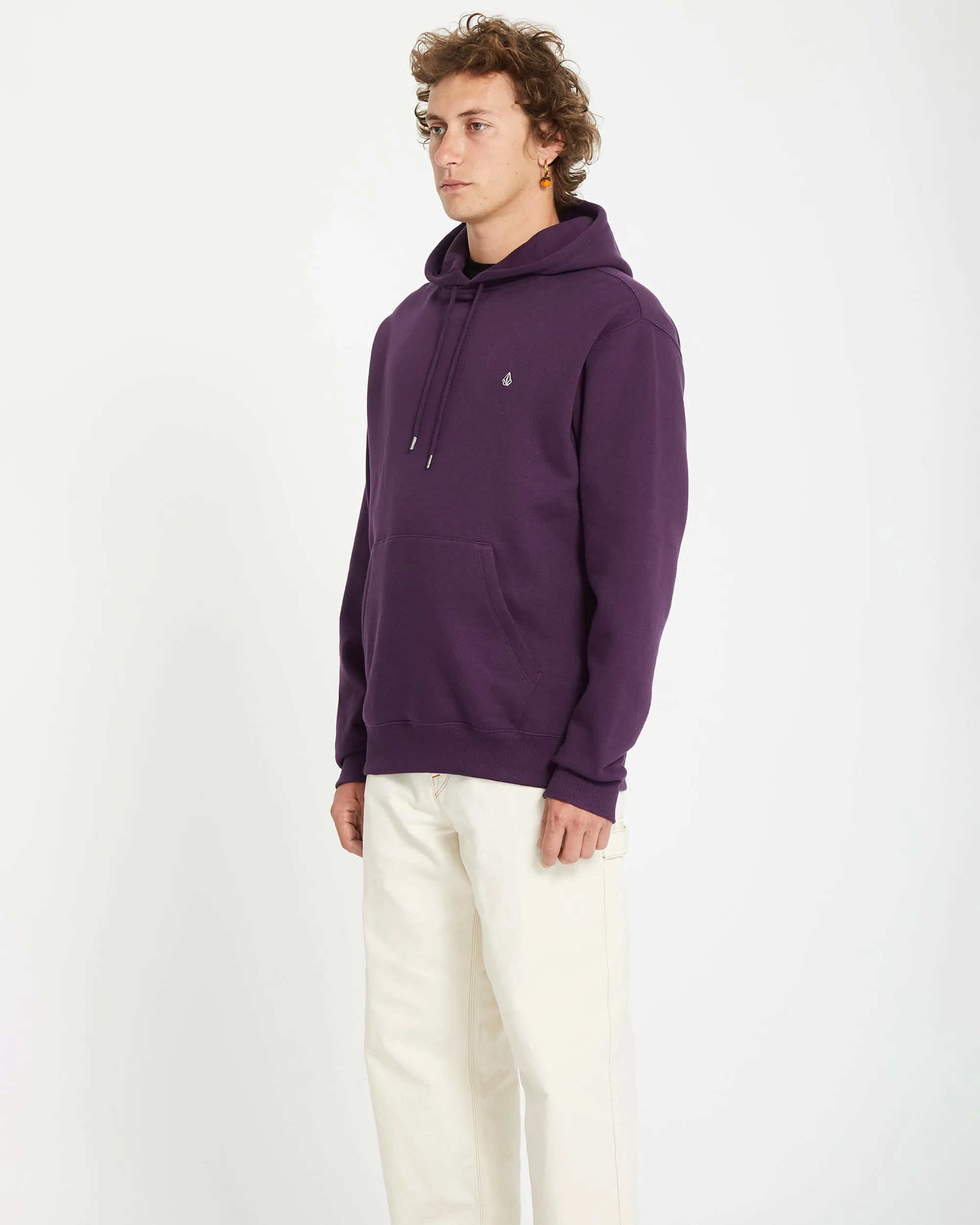 Single Stone Kapuzenpullover - GRAPE ROYALE