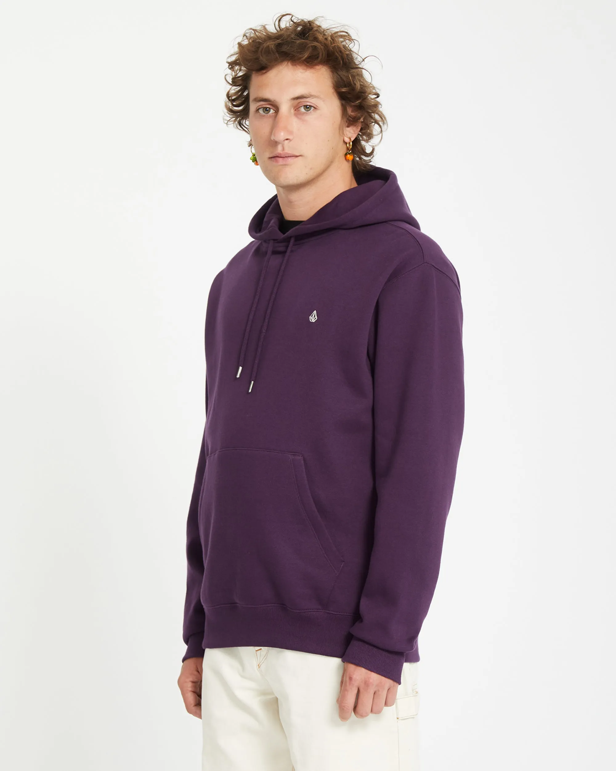 Single Stone Kapuzenpullover - GRAPE ROYALE
