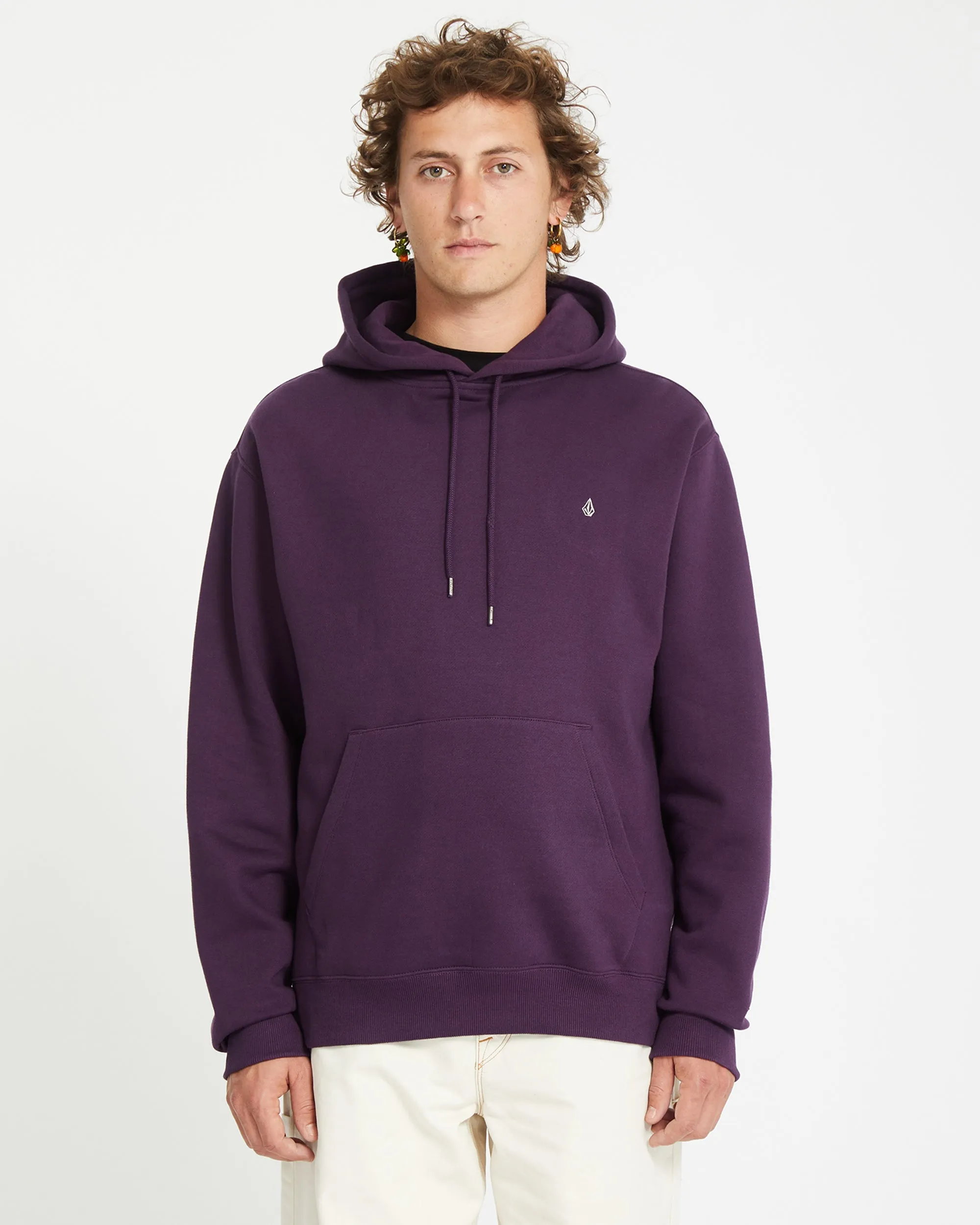 Single Stone Kapuzenpullover - GRAPE ROYALE