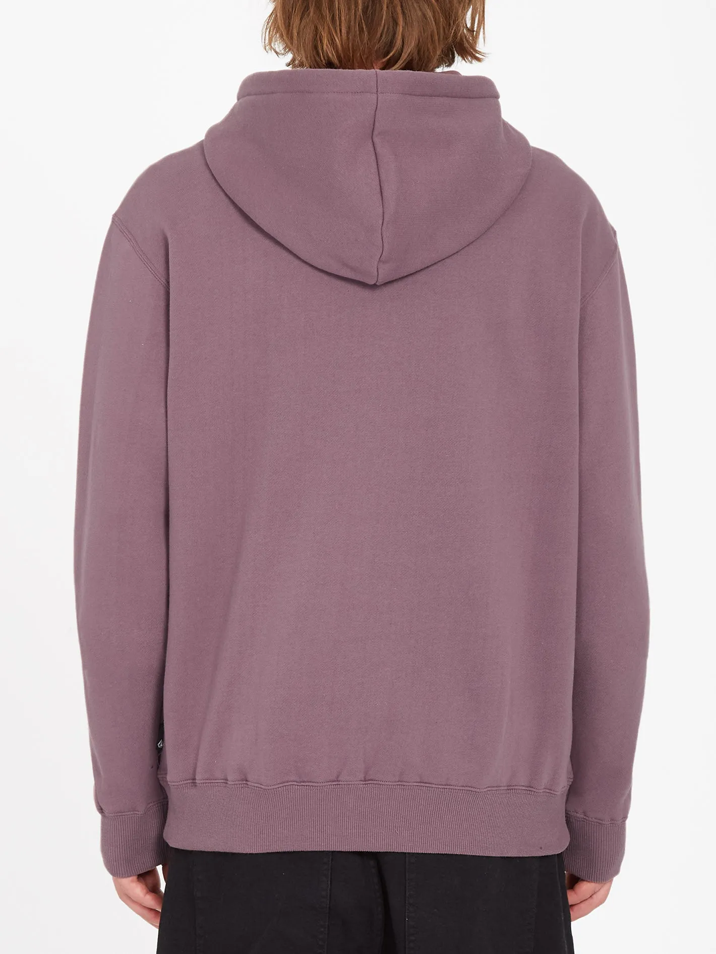 Single Stone Zip Kapuzenpullover - BORDEAUX BROWN