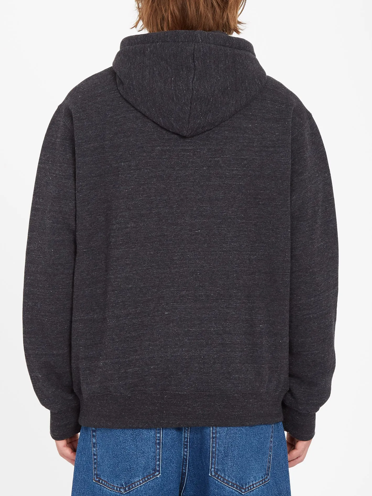 Single Stone Zip Kapuzenpullover - HEATHER BLACK