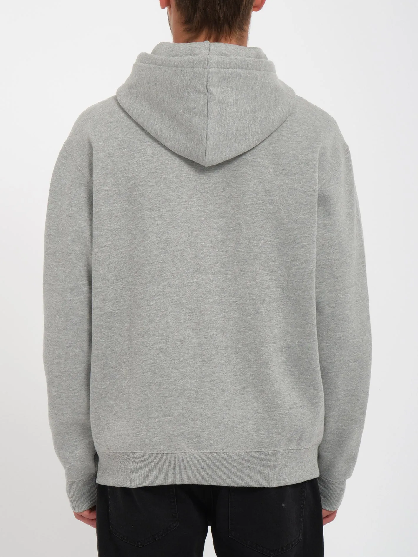 Single Stone Zip Kapuzenpullover - HEATHER GREY