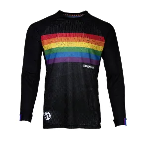 Single Track Collab re-cycle long sleeve MTB jersey.