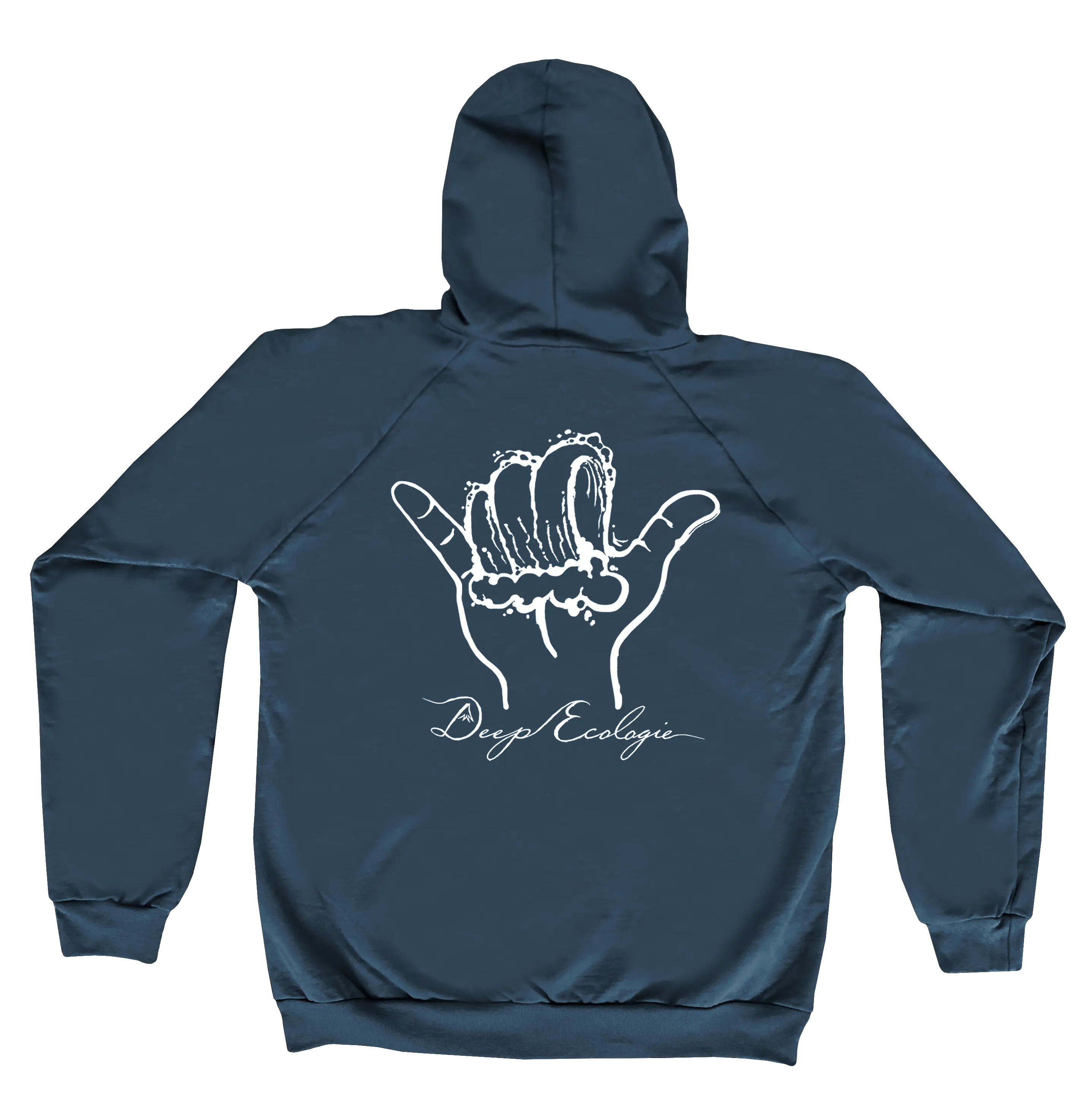 Slate Blue Shaka Wave Organic Full Zip