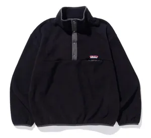 SNAP BUTTON FLEECE PULLOVER