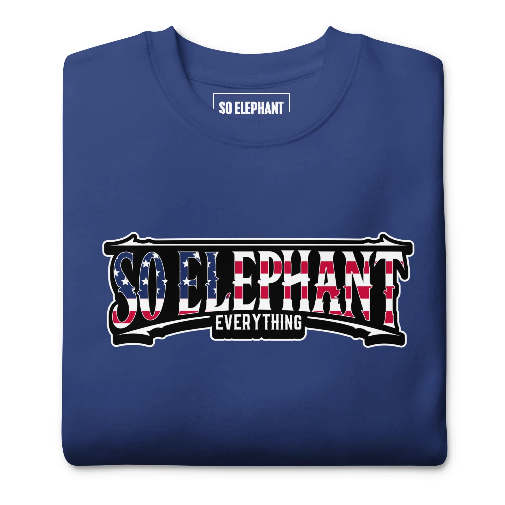 SO ELEPHANT MEN'S "OLD GLORY"  Premium Sweatshirt